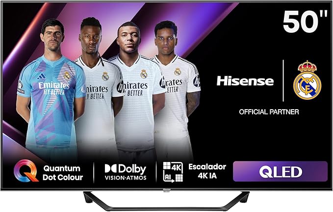 🔥📺 Hisense 50A7NQ - Smart TV 50'' QLED UHD por 385€ - Ahorra 30%!