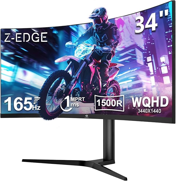 🖥️ Z-Edge Monitor Gaming 34'' por 254,99€ - Ahorra 15%!