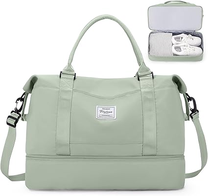 Bolsa de Viaje para Mujer SEAFEW A14 Verde Blanco - 25,02€ (19% Dto.)