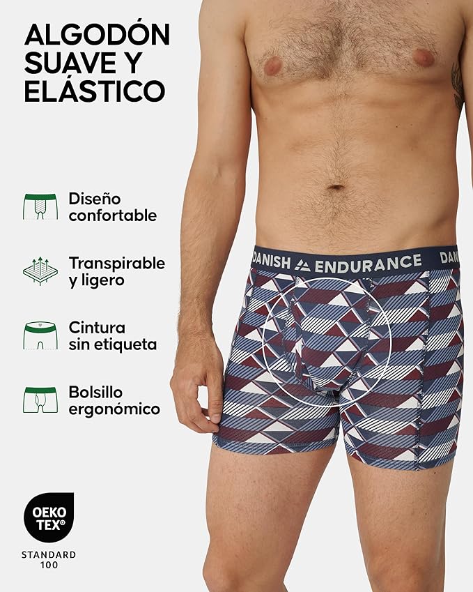 Pack 6 Boxers DANISH ENDURANCE - ¡Oferta a 38,95€!