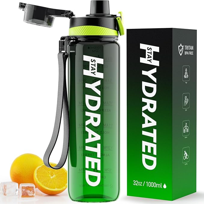 Mevoly Botella de Agua 1L con Marcador - ¡Oferta a 11,99€!