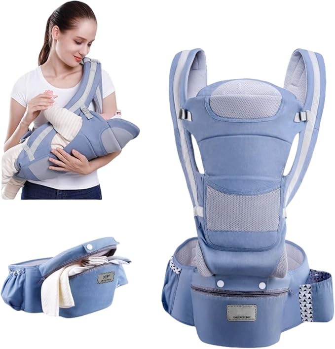 Portabebés EMEBAY 15 en 1 con asiento – 31,98€
