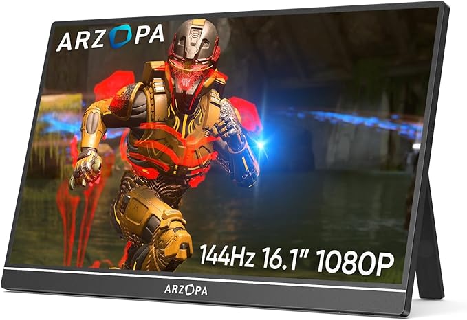 Monitor Gaming ARZOPA 144Hz por 109,99€ (-50%)