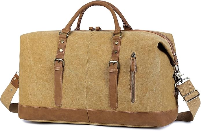 Bolsa de Viaje EverVanz de Lona y Cuero - 33,42€ (24% de descuento)