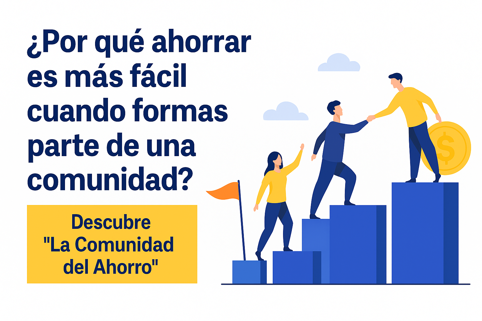 Únete a la comunidad del ahorro.