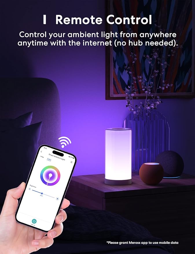 Lámpara Inteligente Meross RGB WiFi por 32,19€ (-20%)