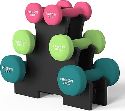 Mancuernas PROIRON con soporte - 52,99€ (24% menos)