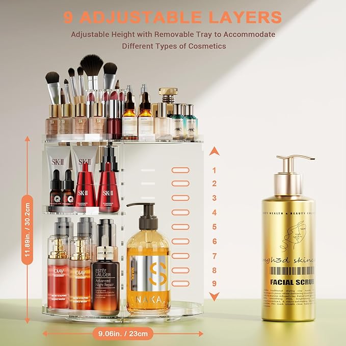 Organizador Maquillaje Auxmir 360° - 19,79€ (24% DTO)