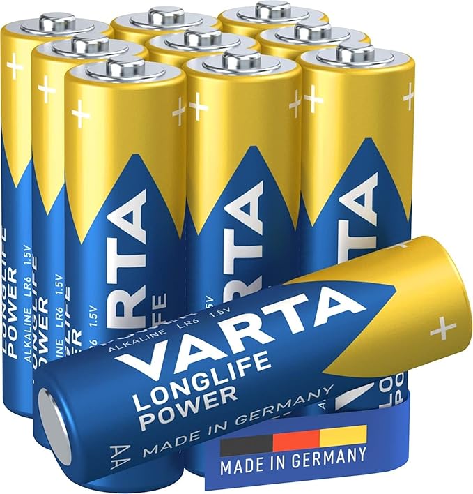 Pilas VARTA AA 10 uds. 8,28 € (25% dto.)