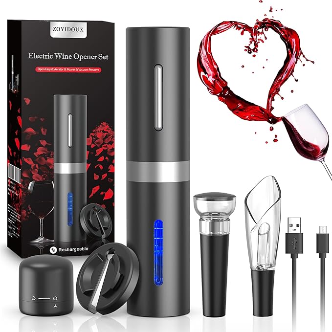 Sacacorchos eléctrico 6 en 1 por 19,99€ (-50%)