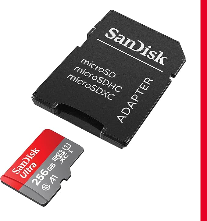 Tarjeta SanDisk 256GB + Adaptador - 18,99€ (37% DTO)