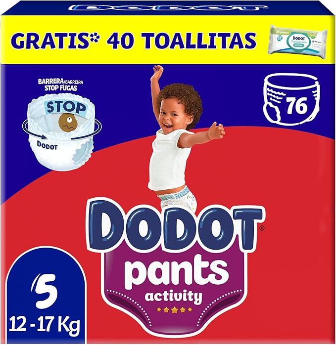 Dodot Pants Talla 5 (76 uds) 30,86€ (-34%)