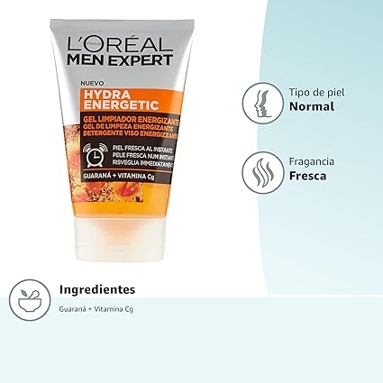 L'Oréal Men Expert Hydra Energetic Gel Limpiador 100 ml