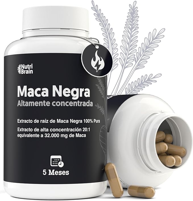 Maca Negra NutriBrain 32.000mg 22,41€ (19% dto.)