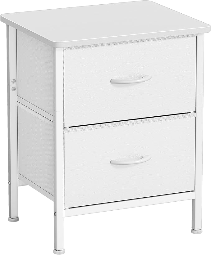 Mesita HOMIDEC 2 cajones tela 36,99€ (8% dto.)