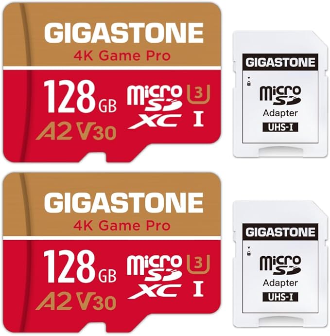 2 microSD 128 GB Gigastone 36,99€ (-14%)