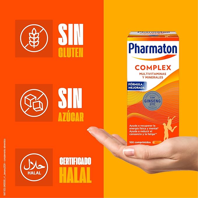 Pharmaton Complex Multivitamínico con Ginseng G115