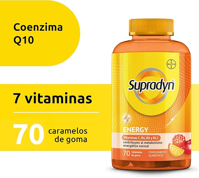 Supradyn Energy Gummies Multivitaminas con Coenzima Q10