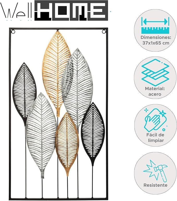 Cuadro Decorativo Well Home 20,99€ (16% dto)