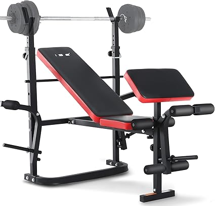 ISE Banco de Musculación Multifuncional Inclinable