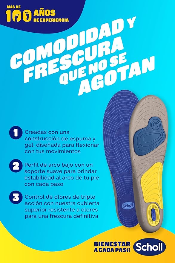 Scholl GelActiv Running Plantillas Hombre