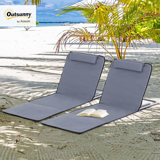 Esterilla Outsunny playa 2 uds 39,99 € 5 % dto.