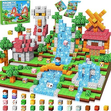 Bloques Magnéticos 216 Piezas a 36,09€ (-40%): construcción creativa Montessori
