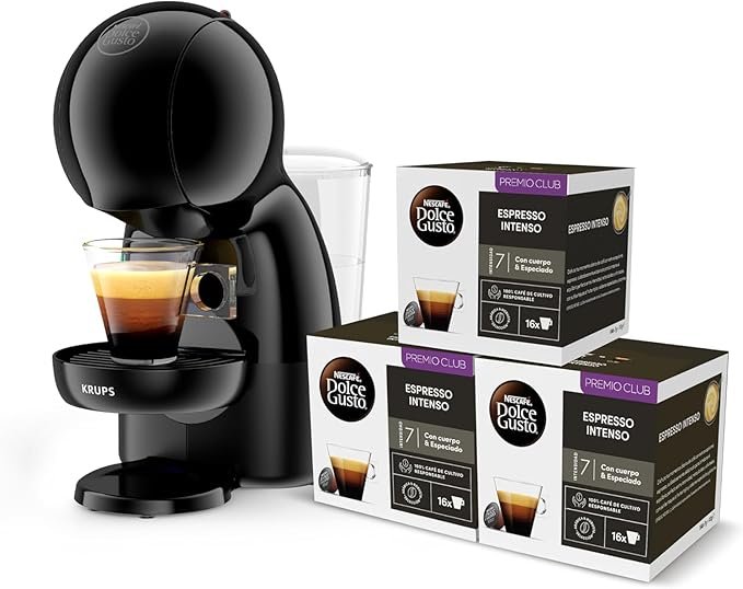 ☕ Cafetera Krups Dolce Gusto Piccolo XS a 54,00 € (-36%): café de cápsulas compacto y rápido