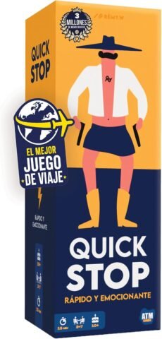 Juego de Mesa QuickStop a 13,53 € (-32%): diversión familiar para todas las edades