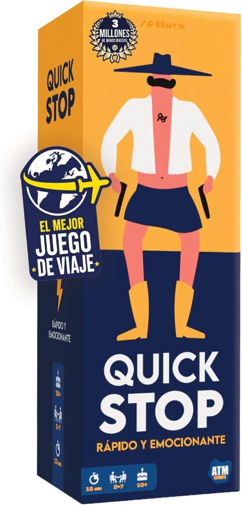 Juego de Mesa QuickStop a 13,53 € (-32%): diversión familiar para todas las edades