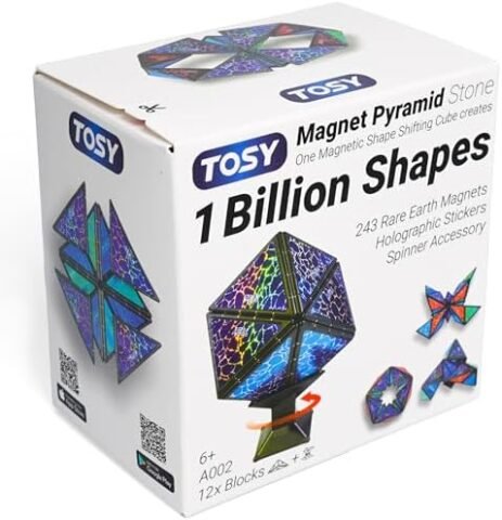Juguete Magnético TOSY Pyramid Stone a 21,65 € (-34%): mil formas en un cubo