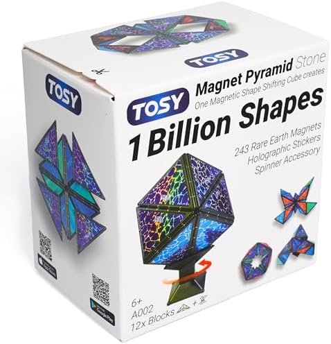 Juguete Magnético TOSY Pyramid Stone a 21,65 € (-34%): mil formas en un cubo