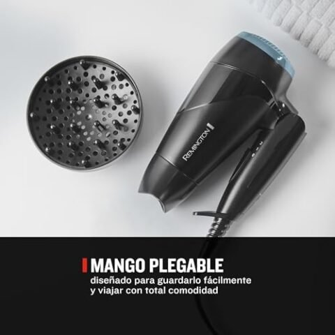 Secador Remington D1500 Plegable a 14,90 € (-38%): ideal para el gimnasio