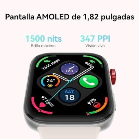 Smartwatch HUAWEI Watch FIT 3 a 89€ (-44%): pantalla AMOLED y llamadas