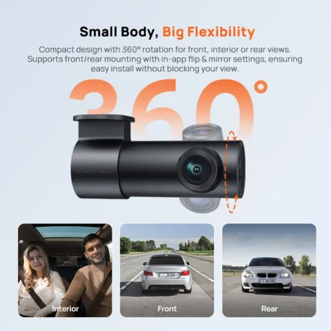 70mai M310 Plus Dash Cam 2K a 34,59 € (-37%): visión nocturna y control por voz