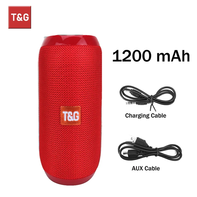 Altavoz Bluetooth T&G TG117 a 13,20 € (-55 %): modo TWS para sonido estéreo y radio FM