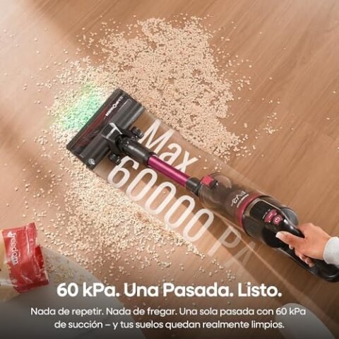 Aspiradora sin Cable FAMIVAC FV3 a 118,98 € (-41%): 60kPa de succión y tubo plegable de 70 cm