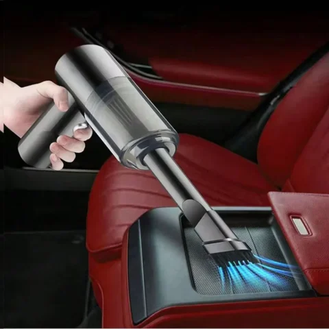 Aspiradora de mano para coche de 15.000 Pa a 6,49 € (-51%): sopla y aspira con varias boquillas