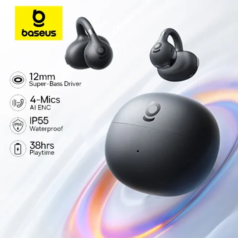 Auriculares deportivos Baseus BC1 a 25,11€ (-58%): sonido potente sin cables