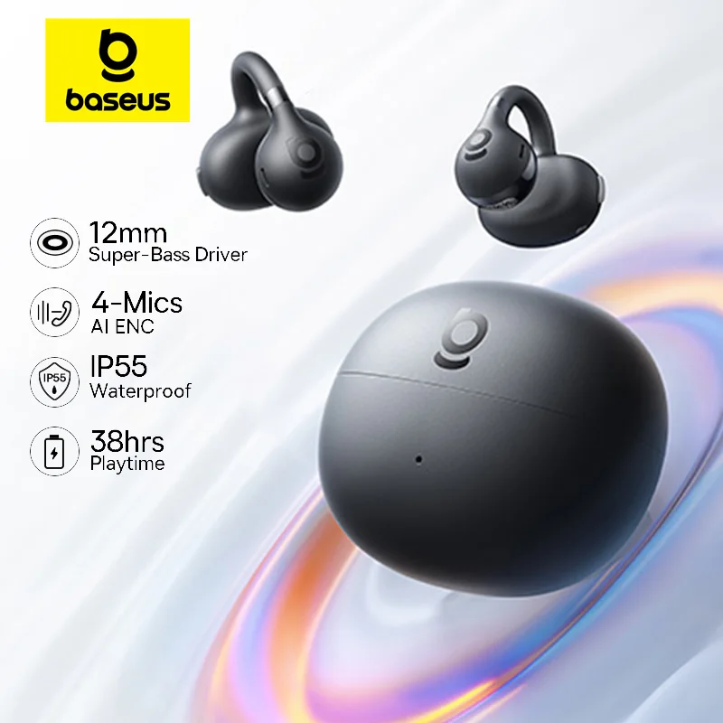 Auriculares deportivos Baseus BC1 a 25,11€ (-58%): sonido potente sin cables