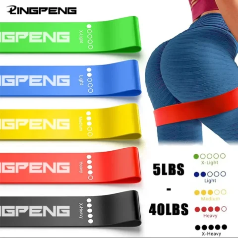 Set de 5 bandas de resistencia RINGPENG a 6,69€ (-52%): entrena en casa sin excusas