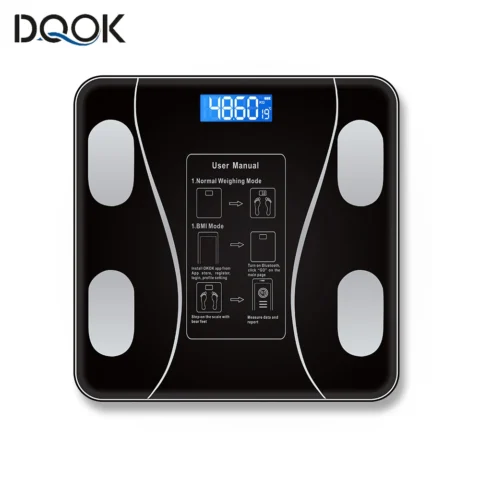 Báscula de baño con análisis corporal por Bluetooth a 15,84 € (-55%): peso, grasa e IMC en el móvil