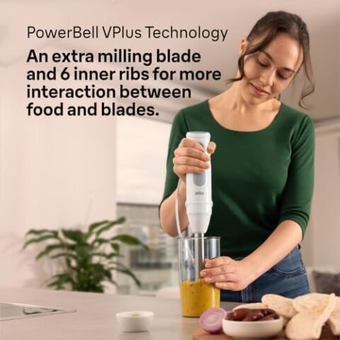 Batidora de Mano Braun MultiQuick 5 a 34,90€ (-37%): potencia de sobra para sopas, batidos y papillas