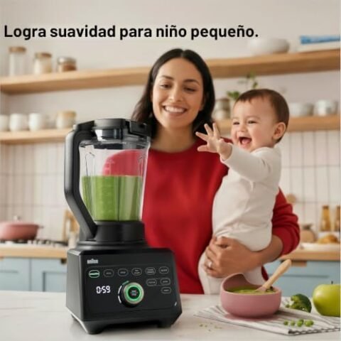 Batidora de vaso Braun PowerBlend JB 9040 de 1.600 W a 169 € (-34%): jarra triangular de 2 litros