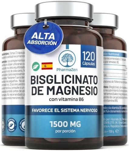 Bisglicinato de Magnesio PharmaZen a 6,18€ (-38%): 120 cápsulas