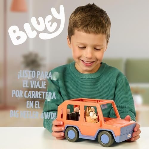 Todoterreno de los Heeler de Bluey a 19,59 € (-35%): incluye figura de Chilli