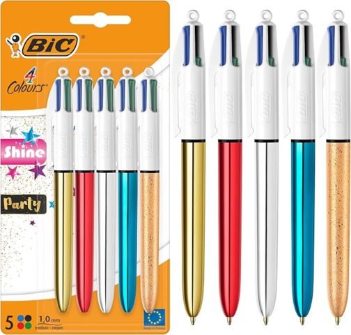 Bolígrafo BIC 4 Colores Grip a 2,32 € (-57 %): cuatro tintas en un solo cuerpo para la vuelta al cole
