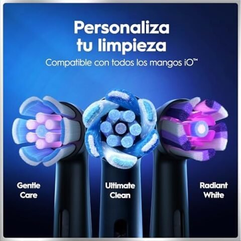 Cepillo Eléctrico Oral-B iO6 a 132,95 € (-37%): 3 cabezales, estuche y sensor de presión