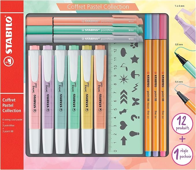 Estuche STABILO Pastel Collection de 13 piezas a 12,80 € (-40%): vuelta al cole en su precio mínimo