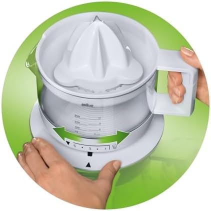 Exprimidor eléctrico Braun CJ3000 por 12,31 € (-56%): pulpa ajustable y doble sentido de giro
